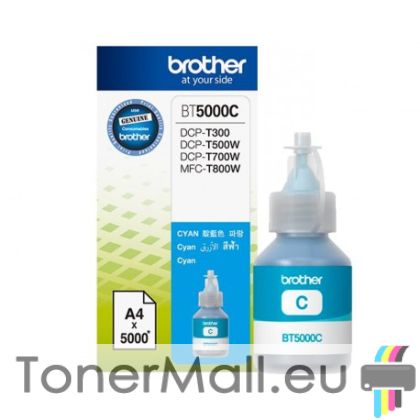 Бутилка с мастило BROTHER BT5000C Cyan