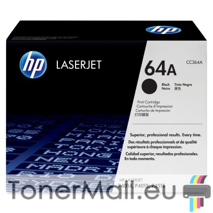 Оригинална тонер касета HP 64A CC364A