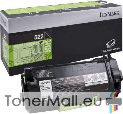Оригинална тонер касета LEXMARK 522 (52D2000)