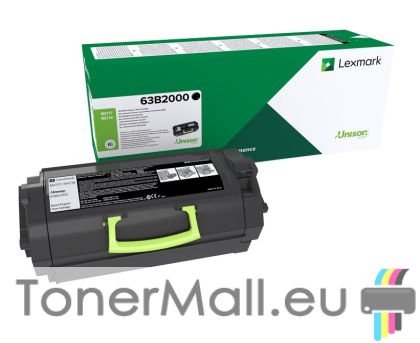 Оригинална тонер касета LEXMARK 63B2000 (Black)