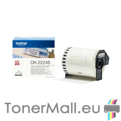 White Continuous Length Paper Tape Brother DK-22246