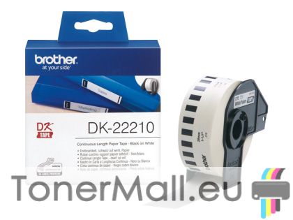 Roll White Continuous Length Paper Tape Brother DK-22210