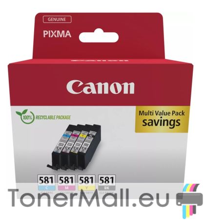 Комплект 4бр. мастилени касети Canon CLI-581 Multi pack 2103C007AA