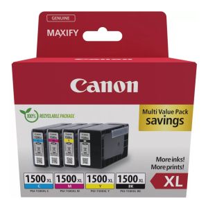 Комплект 4 бр. мастилени касети CANON PGI-1500XL Multi-Pack (9182B010AA)