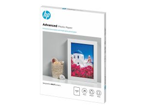HP Advanced Glossy Photo Paper - 25 sheets / 13 x 18 cm, borderless (Q8696A)