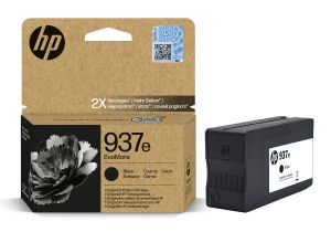 Мастилена касета HP 937e EvoMore Black, 4S6W9NE