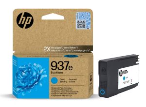 Мастилена касета HP 937e EvoMore Cyan, 4S6W6NE