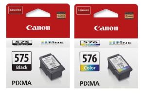 Комплект 2бр. мастилени касети Canon PG-575 Black + CL-576 Tri-Color