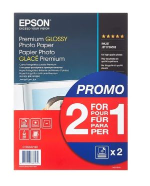 Фотохартия EPSON C13S042169 Premium Glossy Photo Paper A4, 255gsm, 30 sheets