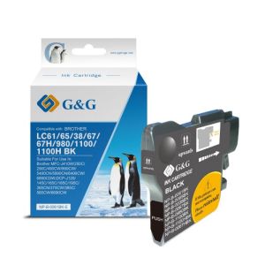 Съвместима мастилена касета Brother LC980BK, LC1100BK Black