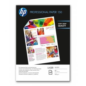 HP Professional Double Sided Glossy Laser Paper - 150 sht/A4/210 x 297 mm (CG965A)