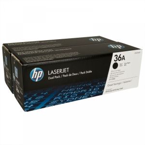 Комплект тонер касети HP 36А CB436AD (Black)