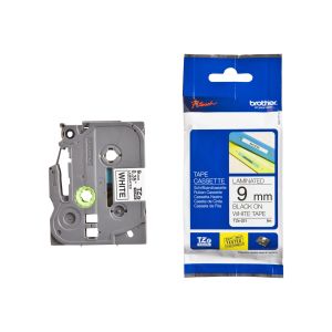 Tape Black on White Brother TZ-221