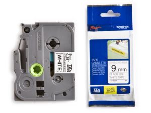 Tape Black on White Brother TZ-ES221