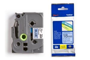 Tape Black on Blue Brother TZ-541