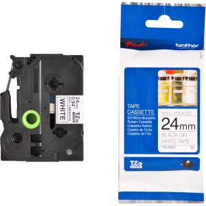 Tape Black on White Brother TZ-N251