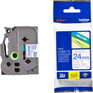 Tape Blue on White Brother TZ-253