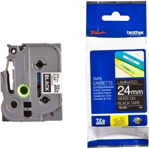 Tape White on Black Brother TZ-355