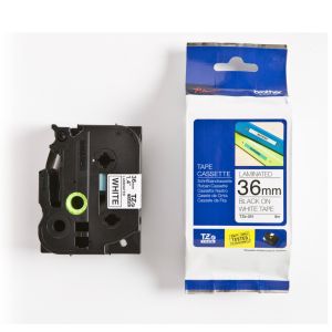 Tape Black on White Brother TZ-261