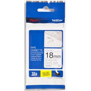 Tape Black on White Brother TZ-SE4