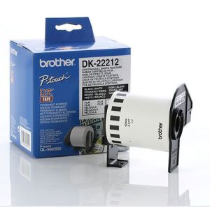 Continuous Length White Film Tape Brother DK-22212