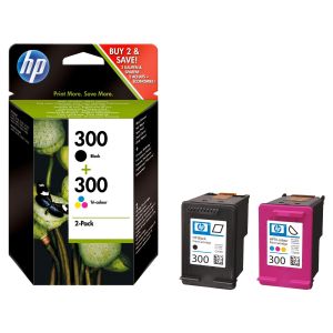 Комплект мастилени касети HP 300 Combo-pack (CN637EE) Black & Tri-Color