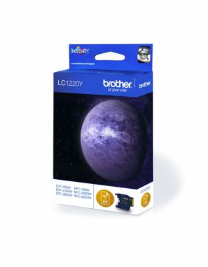 Мастилена касета BROTHER LC1220Y Yellow
