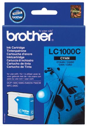 Мастилена касета BROTHER LC1000C Cyan
