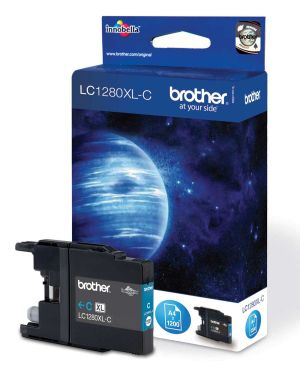 Мастилена касета BROTHER LC-1280XLC Cyan