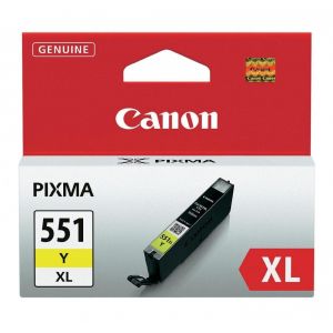 Мастилена касета Canon CLI-551Y XL Yellow (6446B001AA)