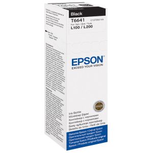 Бутилка с мастило EPSON T6641 Black (C13T66414A)