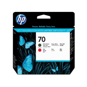 Мастилена касета HP 70 Printhead (C9409A) Matte Black and Red