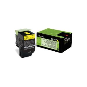 Тонер касета LEXMARK 802SY (Yellow)