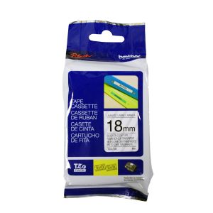 Tape Black on Clear, Laminated, 18mm, 8m - Eco TZ-E141