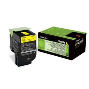 Оригинална тонер касета LEXMARK 802HY (Yellow)