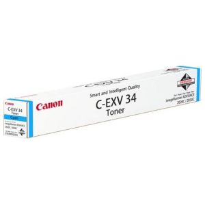 Тонер касета CANON C-EXV 34 (Cyan) 3783B002AA