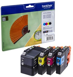 Комплект мастилени касети BROTHER LC129XL / LC125XL Value pack (Black/Cyan/Magenta/Yellow) LC129XLVALBP