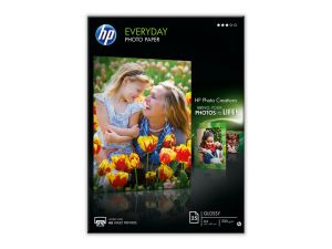 HP Everyday Glossy Photo Paper-25 sht/A4/210 x 297 mm (Q5451A)
