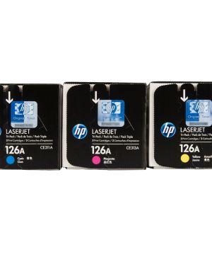 Комплект 3бр. тонер касети HP 126A Cyan/Magenta/Yellow (CF341A)