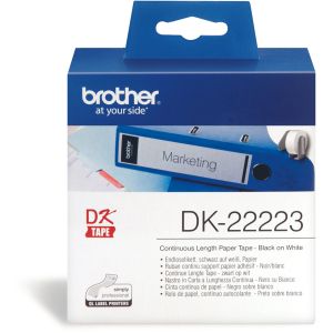 White Continuous Length Paper Tape Brother DK-22223