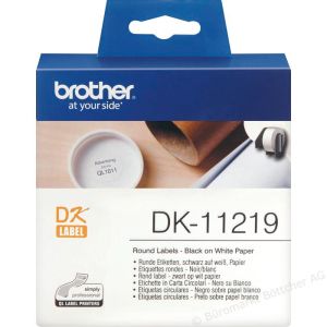 Round Paper 1/2" label Brother  DK-11219