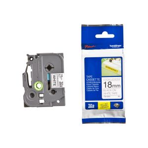 Tape Black on White Brother TZ-S241
