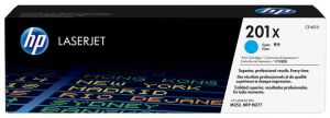 Оригинална тонер касета HP 201X (Cyan) (CF401X)