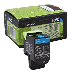 Тонер касета LEXMARK 80C20C0 (Cyan)