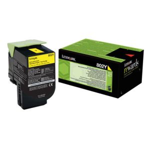 Тонер касета LEXMARK 80C20Y0 (Yellow)