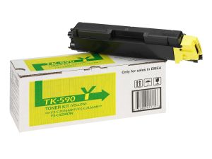 Оригинална тонер касета Kyocera TK-590Y (Yellow)