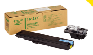 Оригинална тонер касета Kyocera TK-82Y (Yellow)