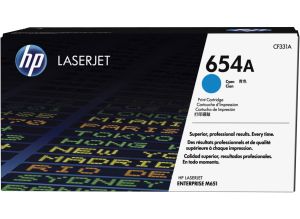 Оригинална тонер касета HP 654A CF331A (Cyan)
