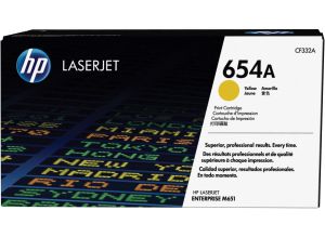 Оригинална тонер касета HP 654A CF332A (Yellow)
