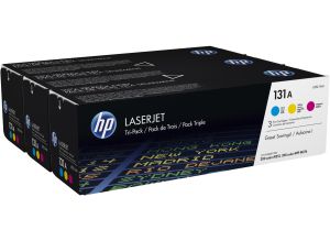 Комплект 3бр. тонер касети HP 131A (Cyan/Magenta/Yellow)